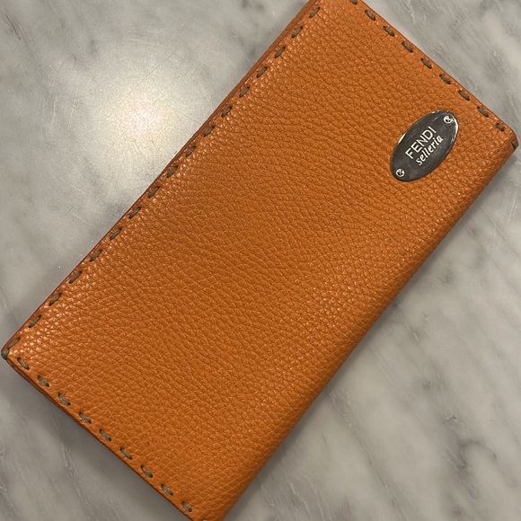 FENDI Selleria Leather Continental Wallet - Picture 3 of 12
